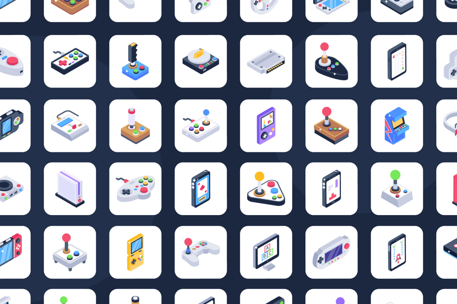 50 Isometric Game Icons 50 Isometric Game Icons