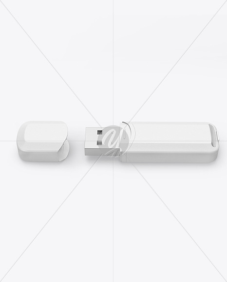 Textured USB Flash Drive Mockup