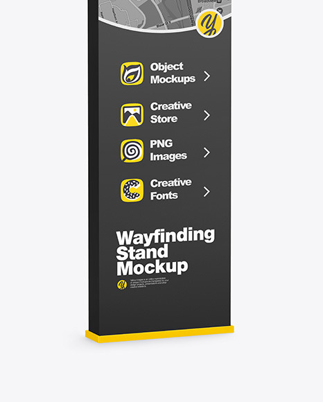 Wayfinding Stand Mockup