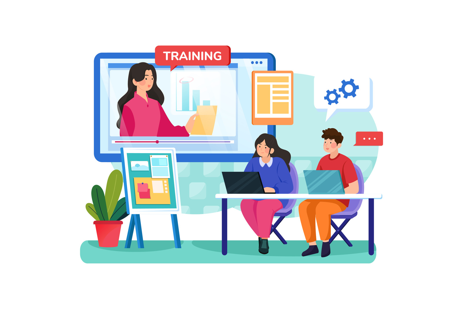 M294_ Online Education Illustrations M294_ Online Education Illustrations