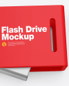 USB Type C Flash Drive Mockup