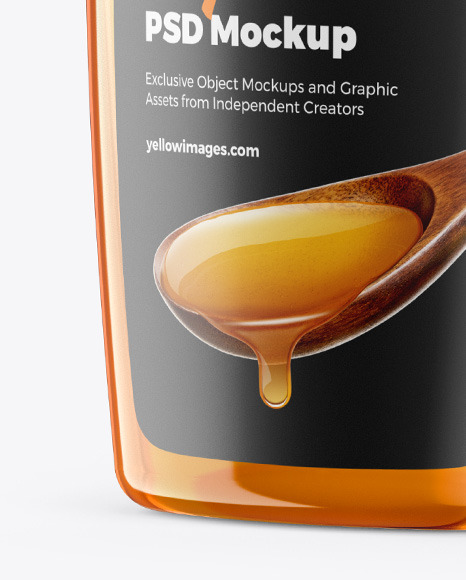 Honey Bottle Mockup