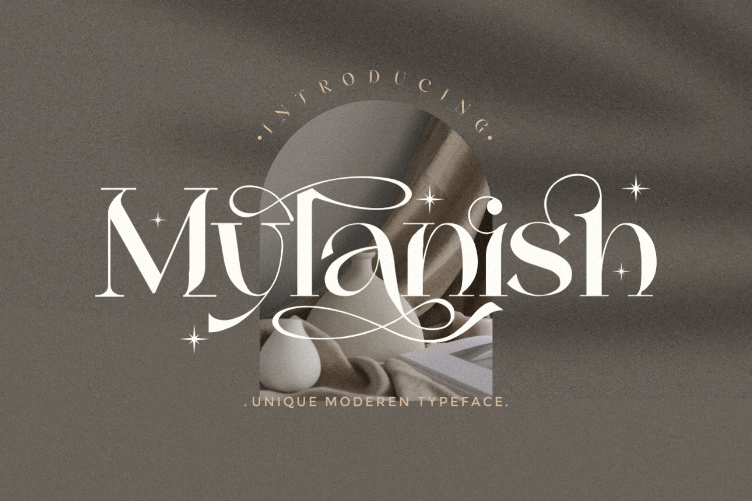 Mylanish_unique modern typeface