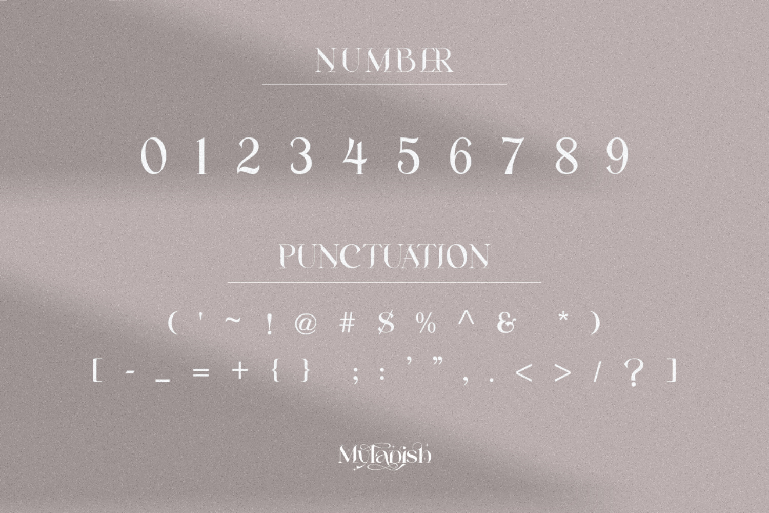 Mylanish_unique modern typeface Mylanish_unique modern typeface