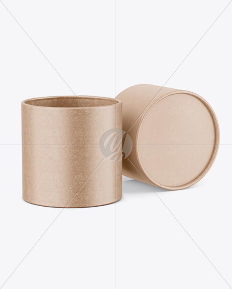 Opened Kraft Paper Tube