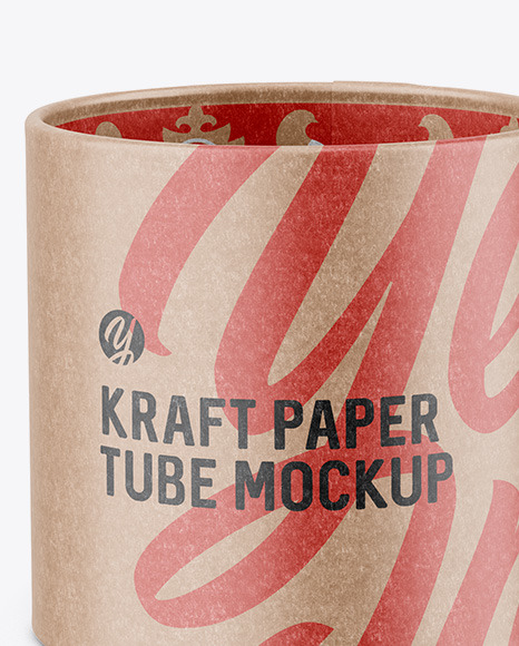 Opened Kraft Paper Tube