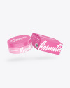 Box with Cosmetic Jar Mockup