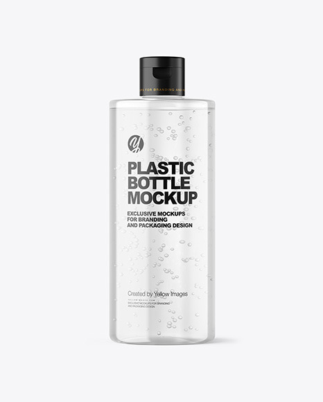 Clear Cosmetic Bottle Mockup