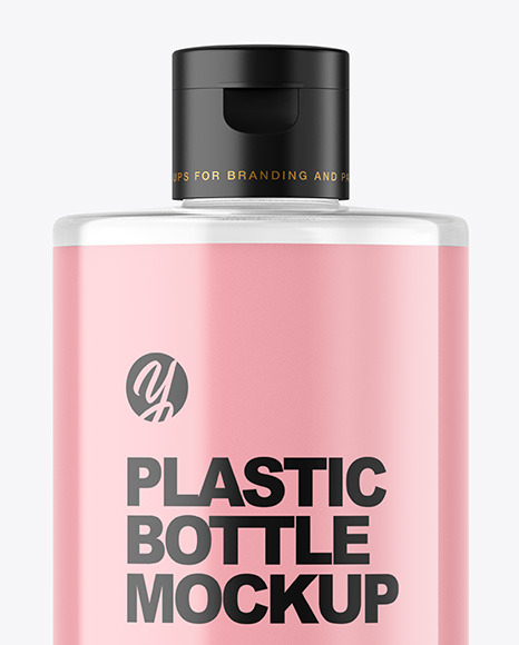 Clear Liquid Soap Cosmetic Bottle Mockup