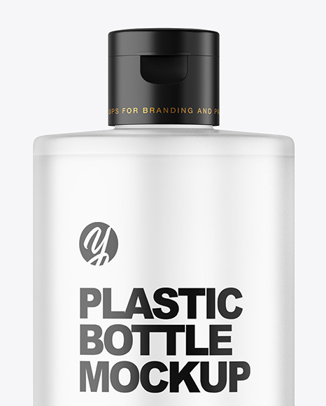 Frosted Cosmetic Bottle Mockup