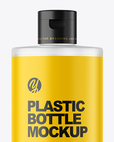 Frosted Cosmetic Bottle Mockup