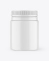 Plastic Medicines Jar Mockup