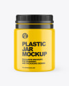 Plastic Medicines Jar Mockup