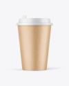 Kraft Coffee Cup Mockup Kraft Coffee Cup Mockup