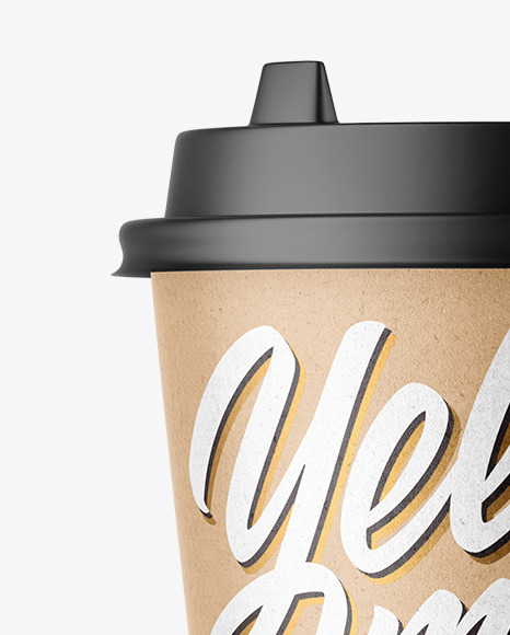 Kraft Coffee Cup Mockup Kraft Coffee Cup Mockup