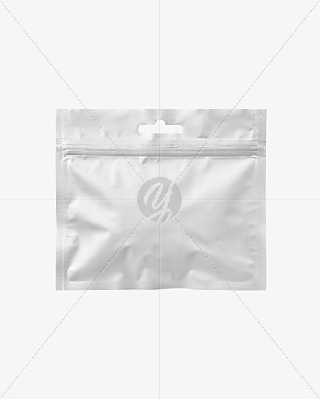 Matte Sachet with Zip Lock Mockup