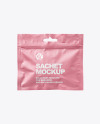 Matte Sachet with Zip Lock Mockup