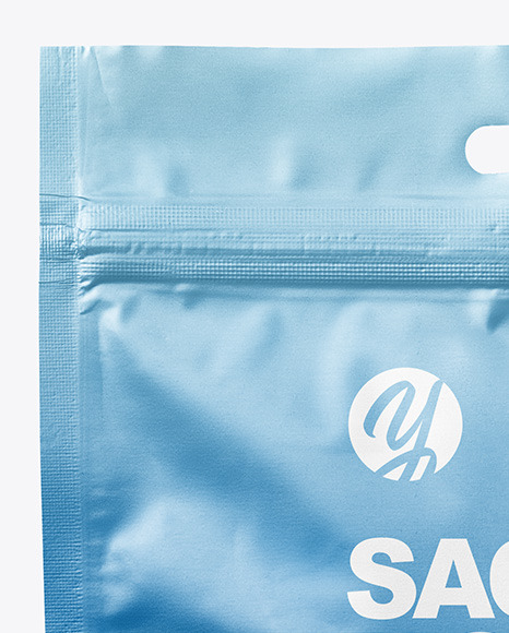 Matte Sachet with Zip Lock Mockup