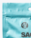 Metallic Sachet with Zip Lock Mockup