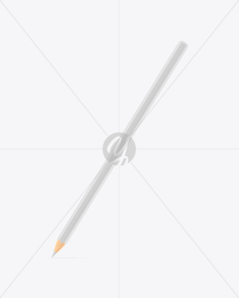 Hexagon Pencil Mockup