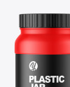 Matte Plastic Jar Mockup