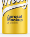 Aerosol Bottle Mockup