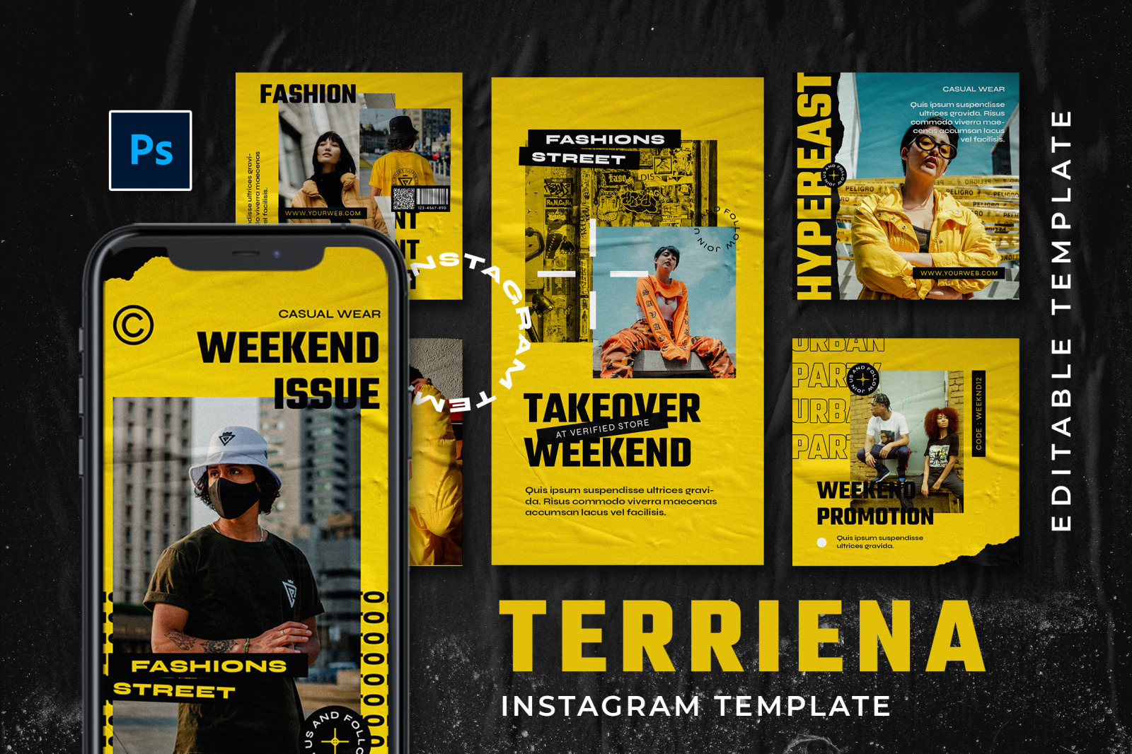 Terriena Instagram Template Terriena Instagram Template