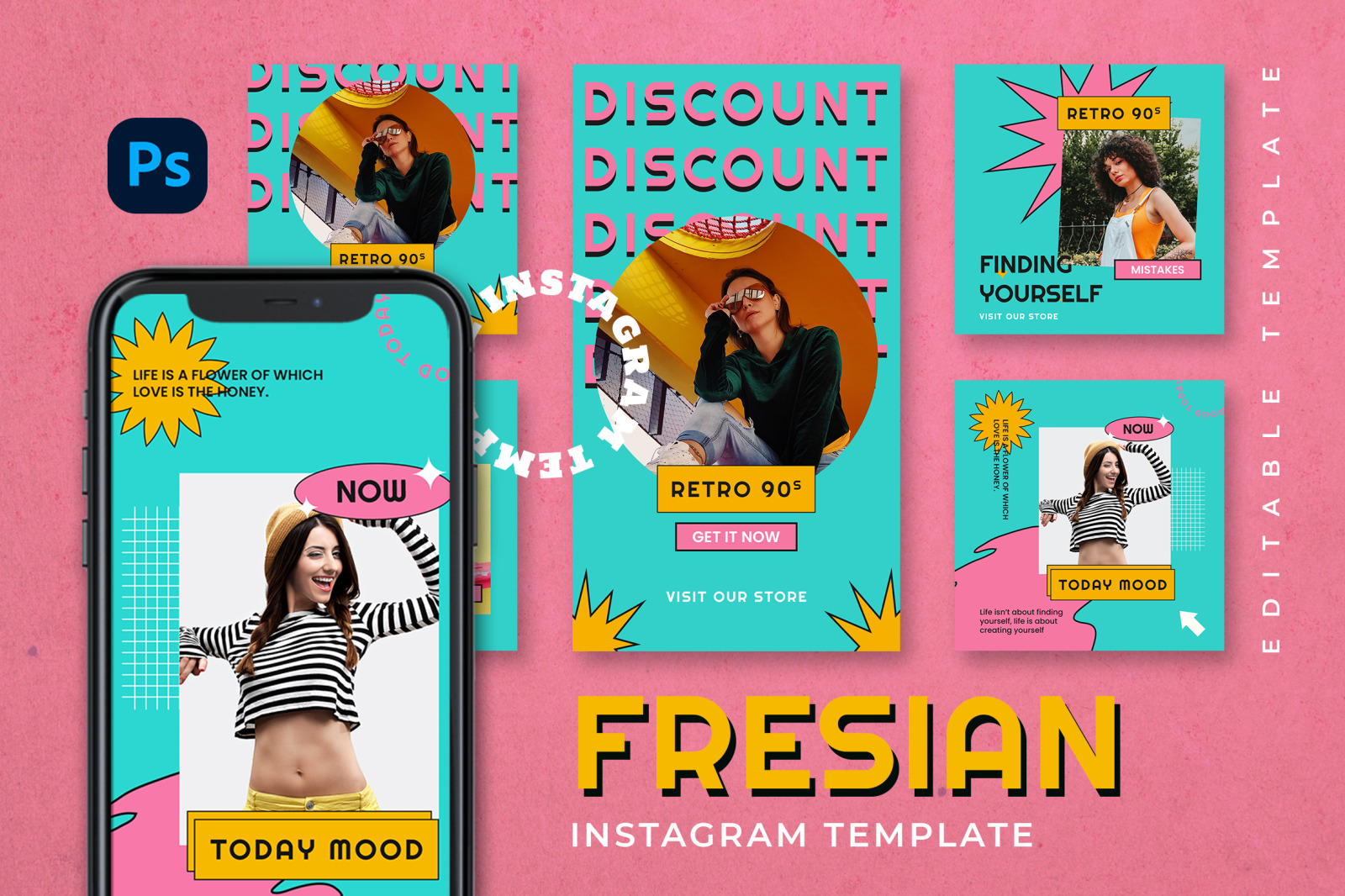 Fresian Instagram Template