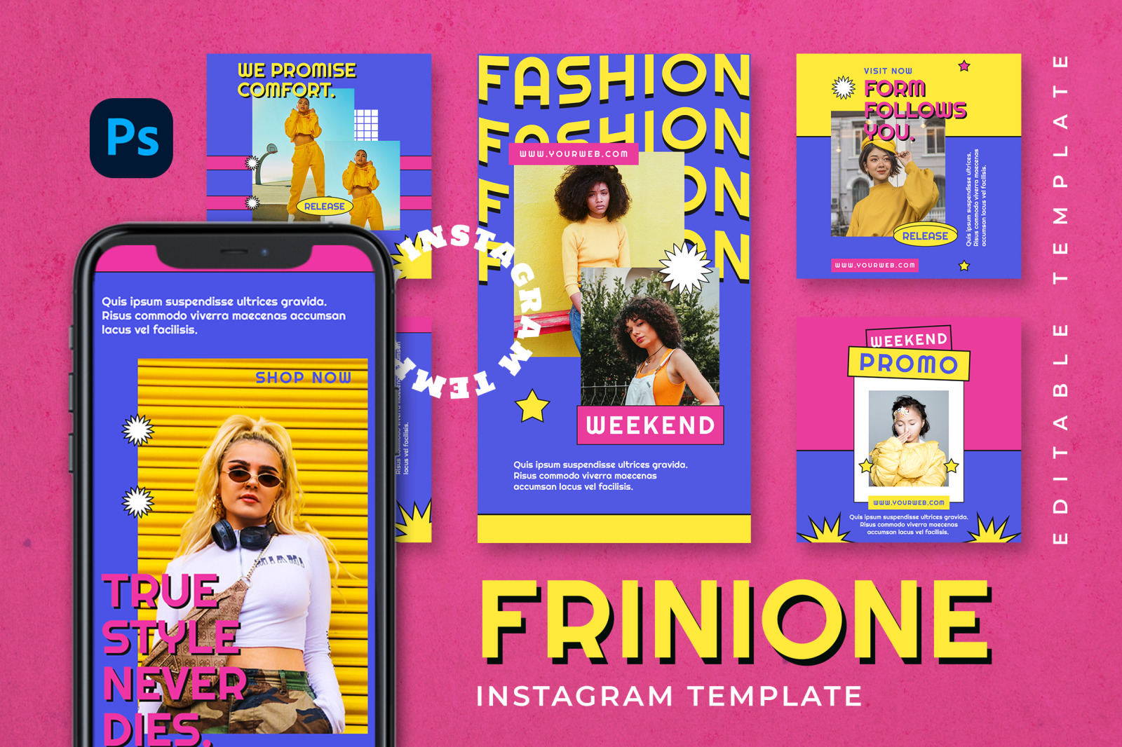 Frinione Instagram Template