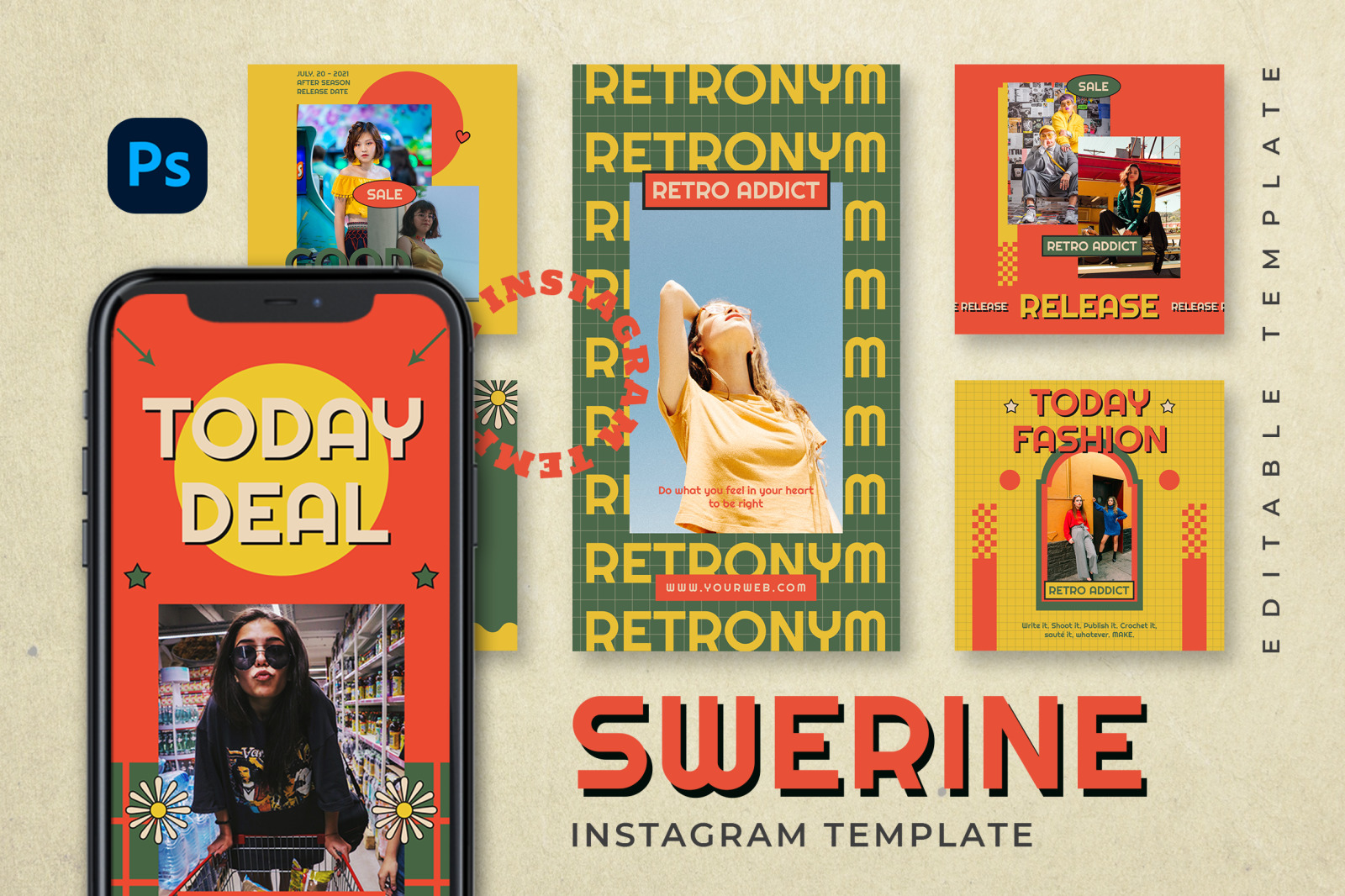 Swerine Instagram Template