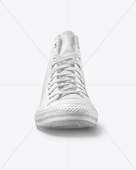 Leather Sneaker Mockup - Front View