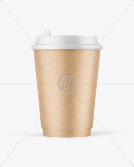 Kraft Coffee Cup Mockup