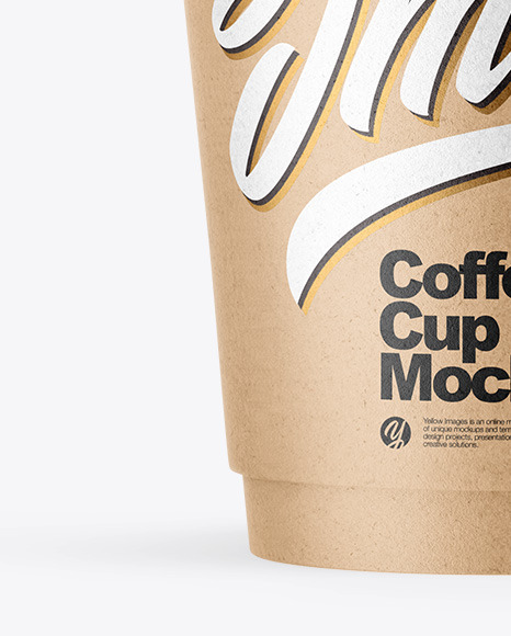 Kraft Coffee Cup Mockup Kraft Coffee Cup Mockup