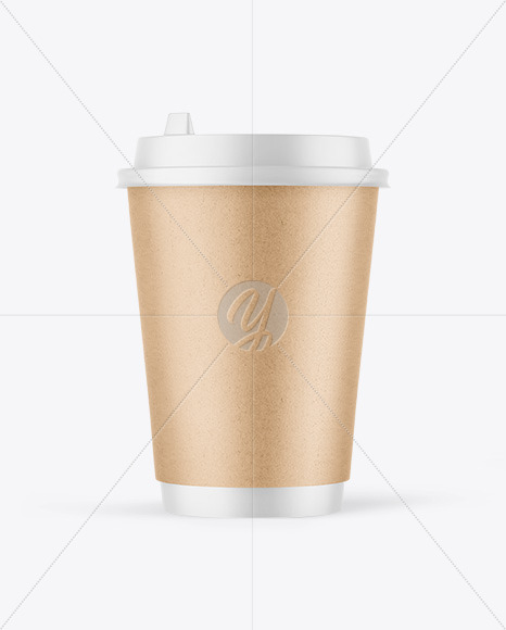 Kraft Coffee Cup Mockup