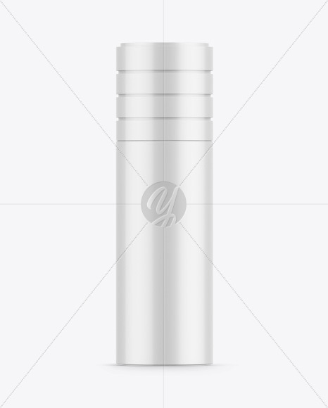 Glossy Aerosol Bottle Mockup