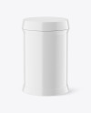 Glossy Plastic Jar Mockup