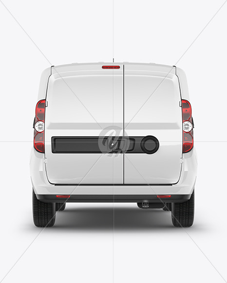 Panel Van Mockup - Back View