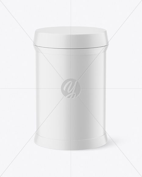 Matte Plastic Jar Mockup