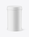 Matte Plastic Jar Mockup