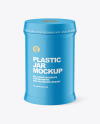 Matte Plastic Jar Mockup