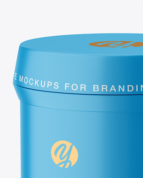 Matte Plastic Jar Mockup