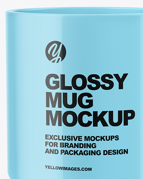 Glossy Mug Mockup