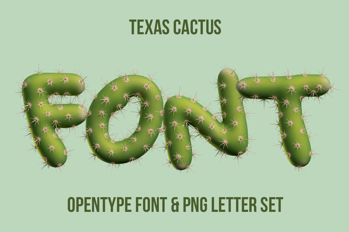 Texas Cactus Font Texas Cactus Font