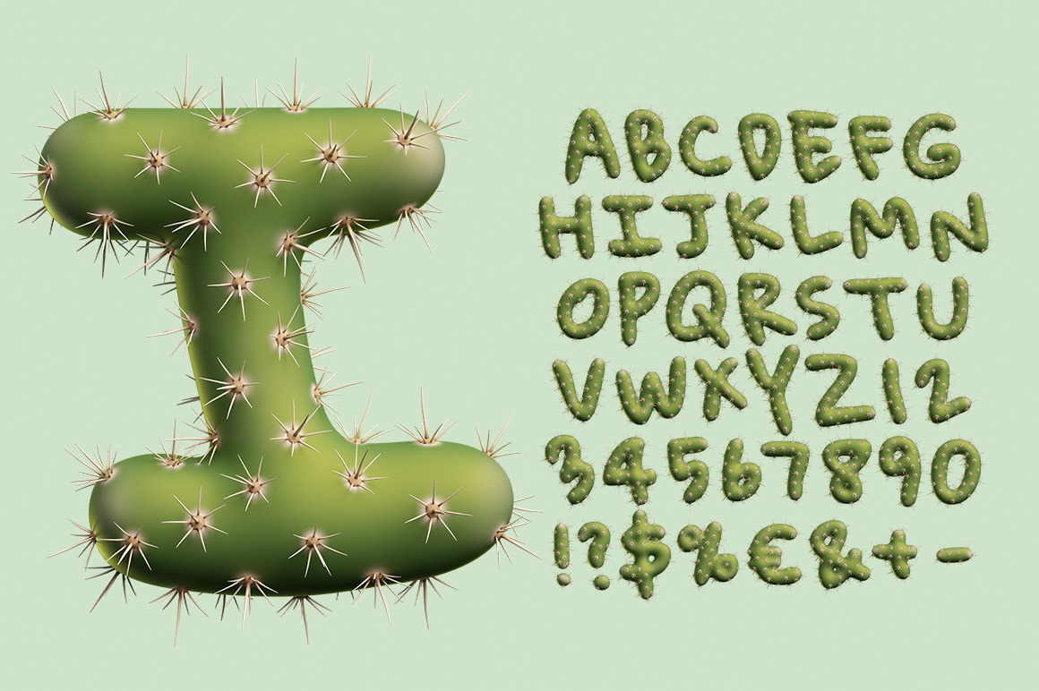 Texas Cactus Font Texas Cactus Font