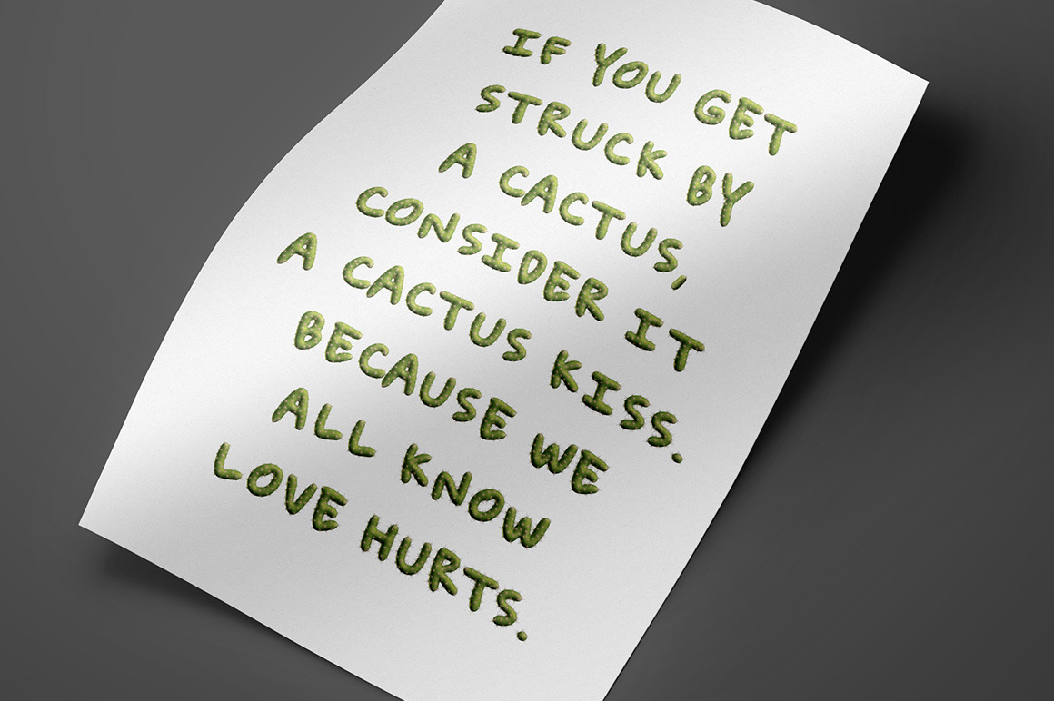 Texas Cactus Font Texas Cactus Font