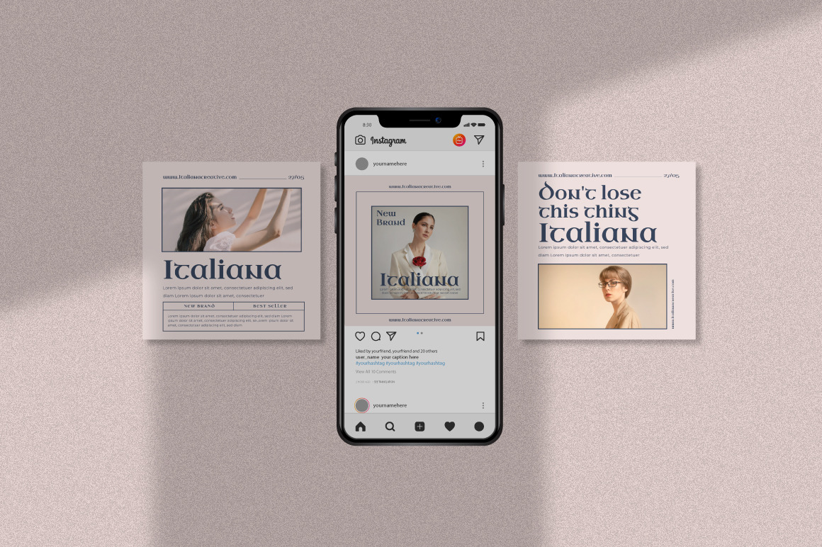 Italiana Instagram Template Italiana Instagram Template