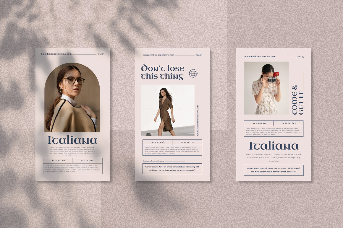 Italiana Instagram Template Italiana Instagram Template