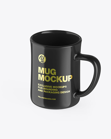 Glossy Mug Mockup