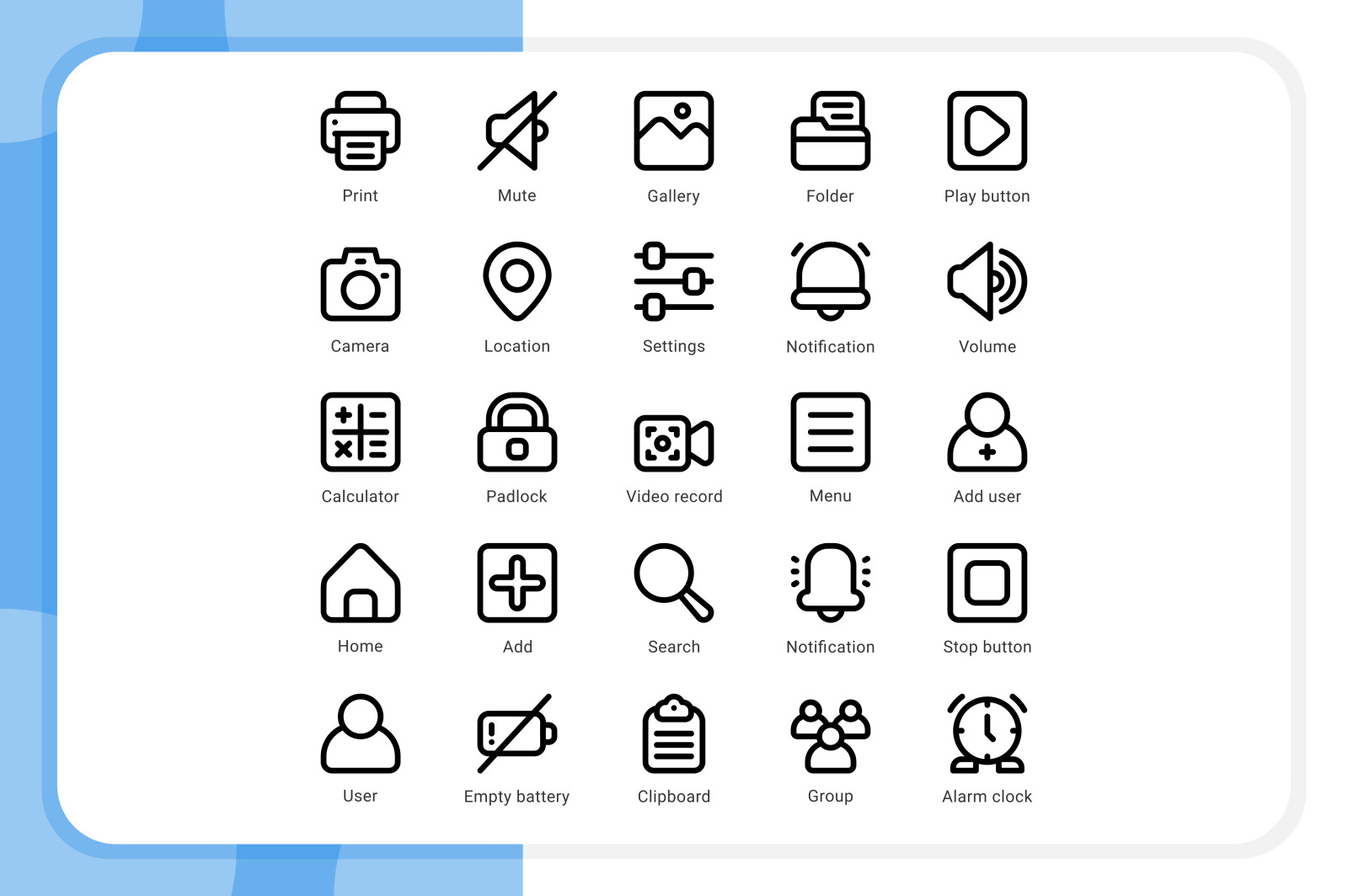 User Interface Icon Pack Vol.01