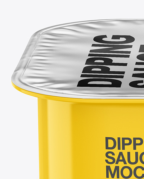 Glossy Dipping Sauce Mockup